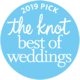 the knot best of weddings 2019 logo
