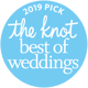 the knot best of weddings 2019 logo